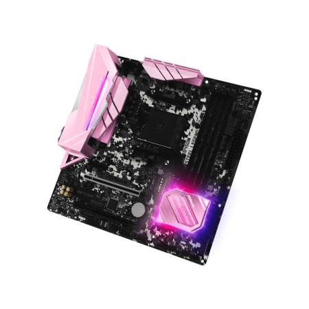 Buy ASRock B450M Steel Legend Pink Edition Motherboard Computech Store