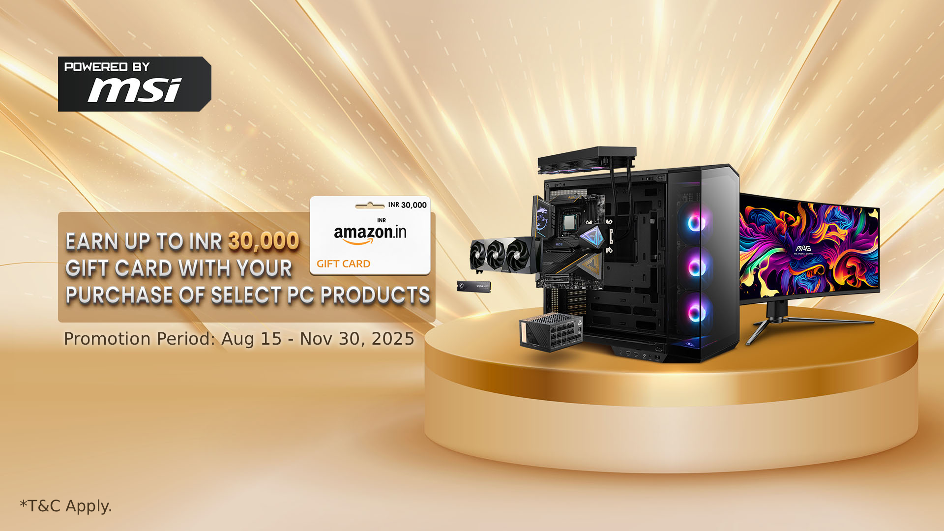 MSI Q3 AMAZON PROMO MSI Q3 PROMO