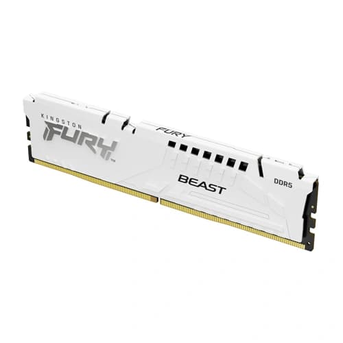 Kingston Fury Beast White 16GB 5200MHz CL40 DDR5 RAM (White) - 3