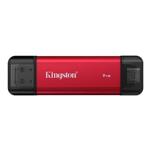Kingston Dual USB Type A and Type C 1TB Portable SSD - 1
