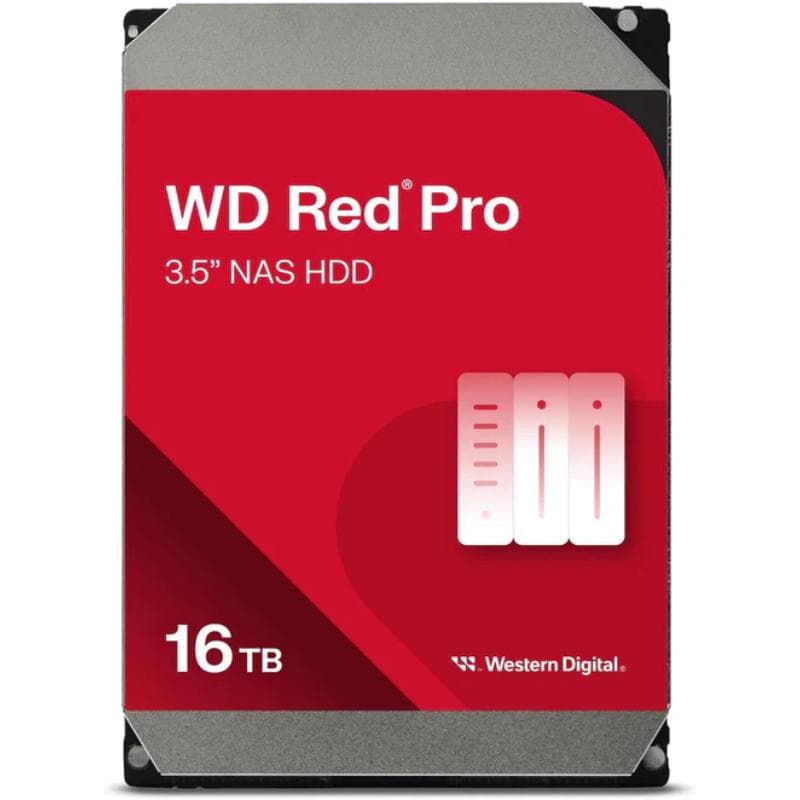 Western Digital WD Red Pro 16TB 3.5" SATA 7200RPM NAS Internal Hard Disk Drive - 1