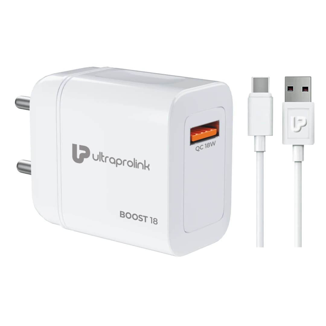 UltraProlink BOOST QC 18 Quick Charge QC3.0 Travel Charger 18W UM1340