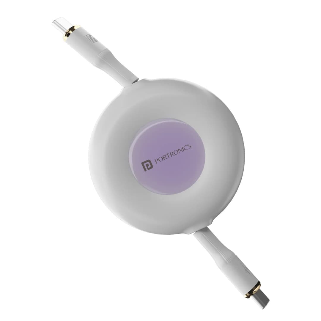 Portronics Konnect Recoil - 60W Charging cable