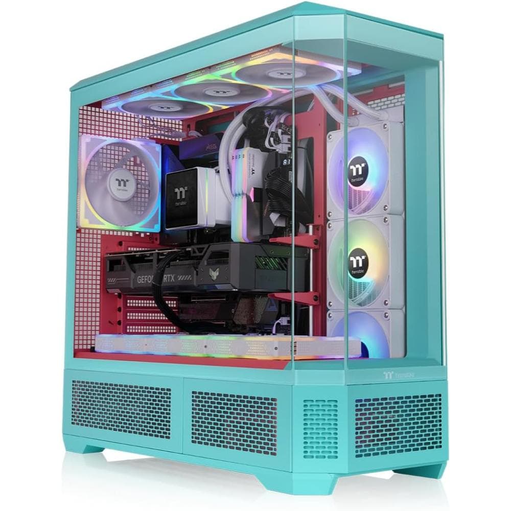 Thermaltake View 600 TG E-ATX Full Tower Case - (Mint Strawberry) - 1