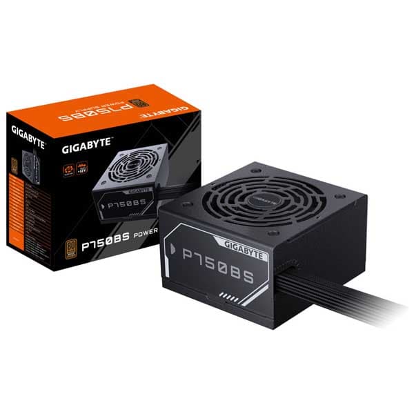 GIGABYTE GP-P750BS 750W Non-Modular 80 Plus Bronze Power Supply - 1
