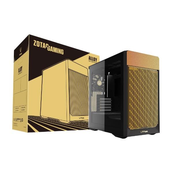 ZOTAC Gaming Alloy Computer Case - Black - 1