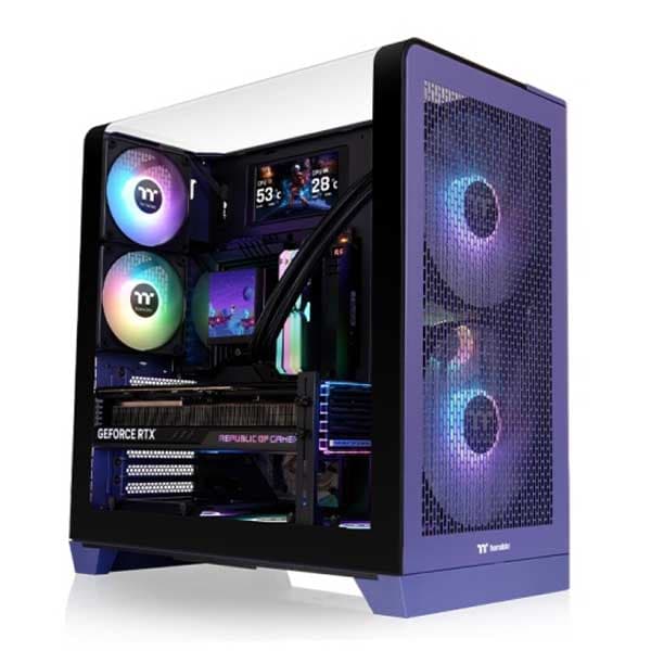 Thermaltake View 390 Air ARGB ATX Mid Tower Case (Future Dusk) - 1