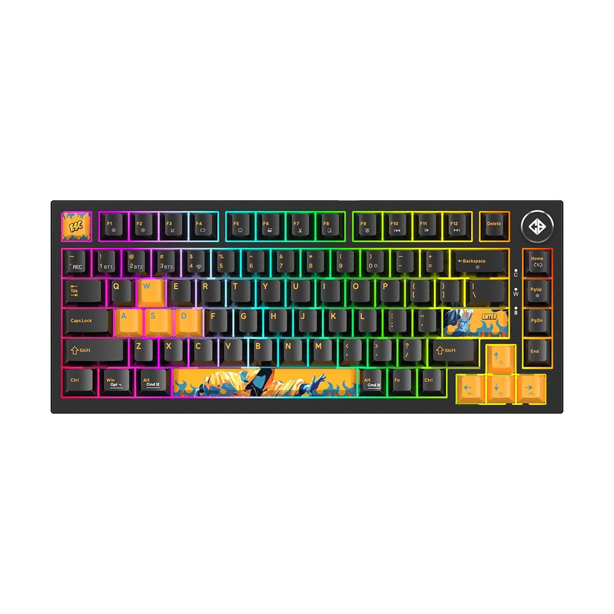 Cosmic Byte Phantom TKL Tri-Mode Gasket Hot Swappable Mechanical Switch Keyboard - 1