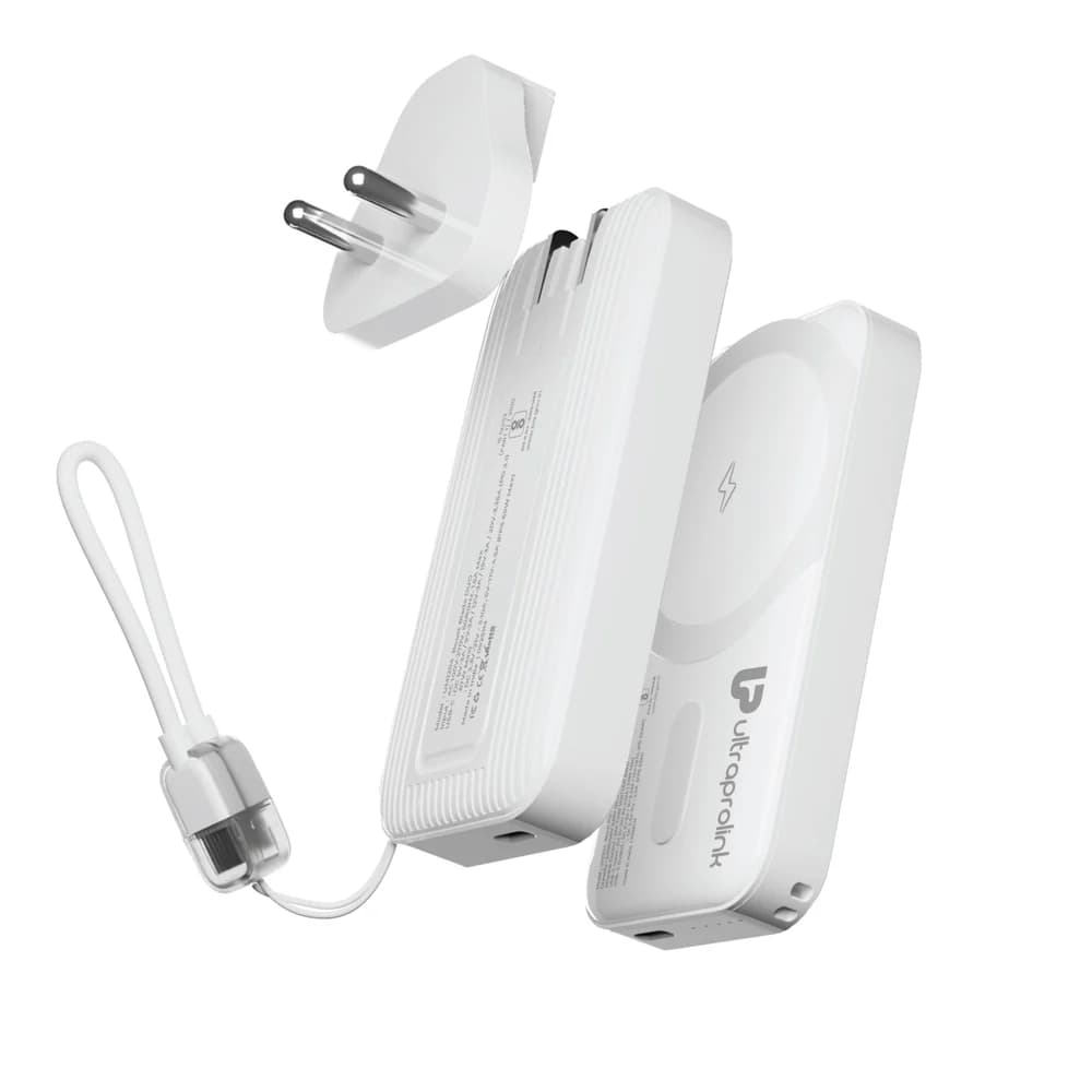 Ultra prolink Boost Blade Duo Slim Travel Charger & Magnetic Wireless PB UM1204