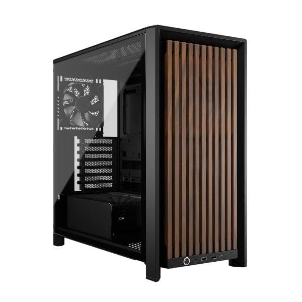 Corsair FRAME 4000D WOOD RS Modular Mid-Tower PC Case (Black/Walnut)