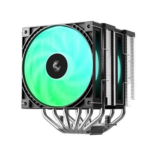 DeepCool AG620 G2 ARGB Dual Tower 120mm CPU Air Cooler (Black) - 1