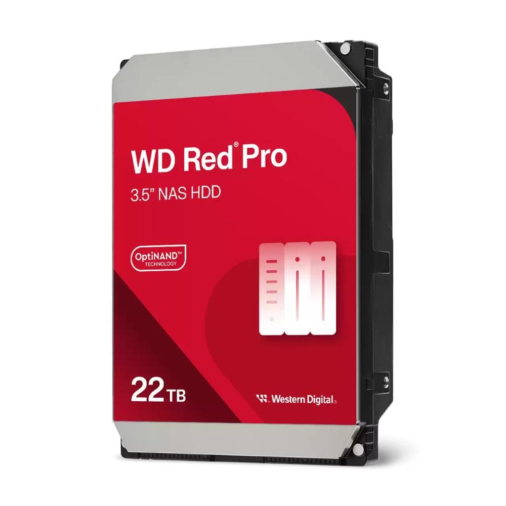 Western Digital WD Red Pro 22TB 3.5" SATA 7200RPM NAS Internal Hard Disk Drive - 1