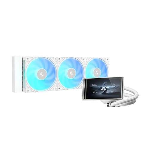 Deepcool LT360 Vision WH ARGB CPU Liquid Cooler with LCD Display - 1