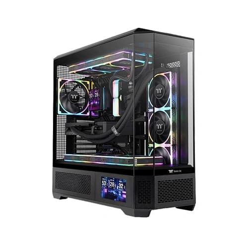 Thermaltake View 600 TG ARGB E-ATX Full Tower Case (Black) - 1