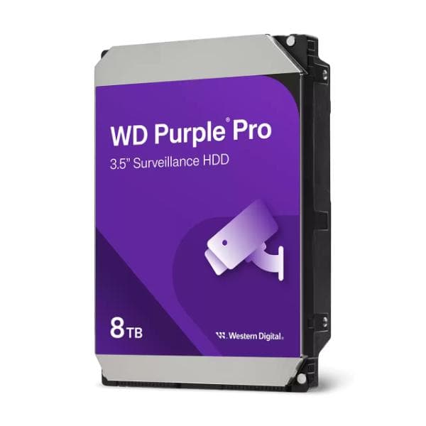 WD Purple Pro 8TB Surveillance Hard Drive - 1