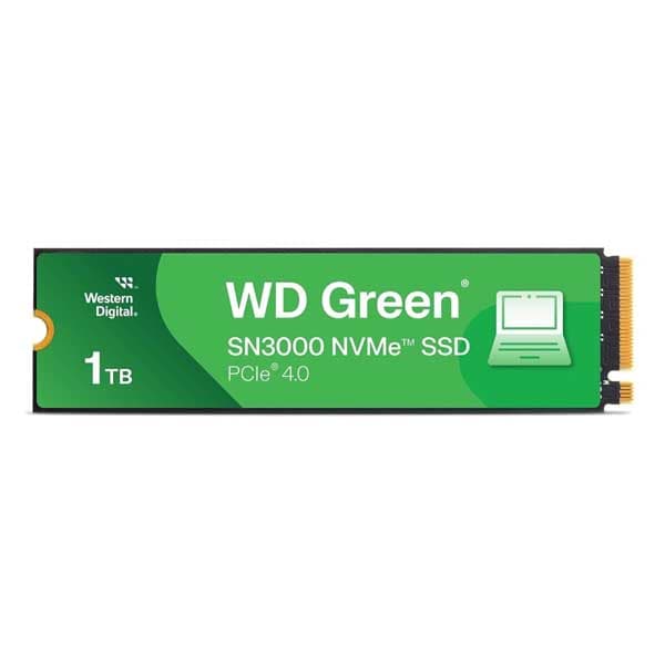 Western Digital 1TB WD Green SN3000 NVMe Internal SSD (WDS100T4G0E) - 1