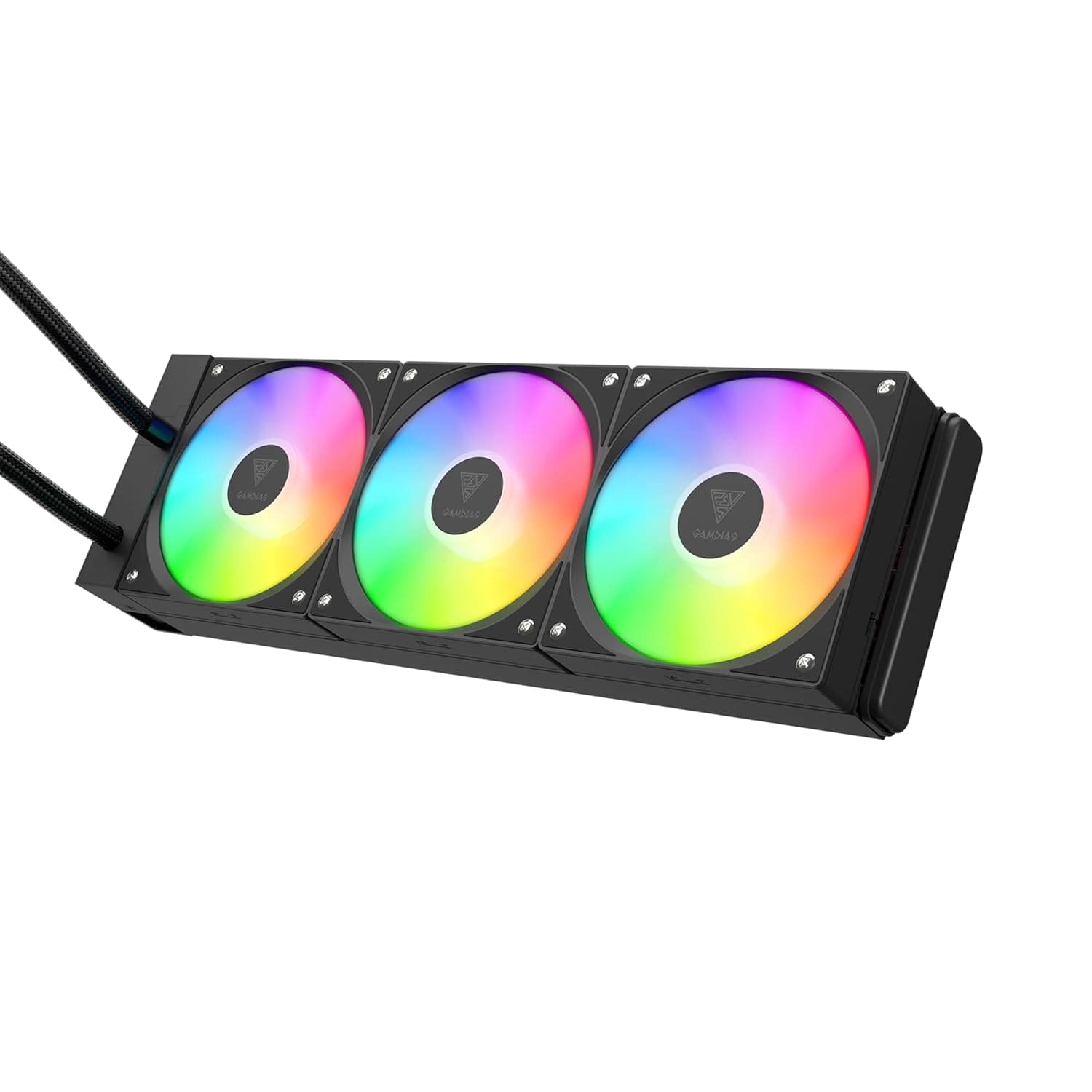 GAMDIAS CHIONE E4 360mm AIO Liquid CPU Cooler (Black) - 2