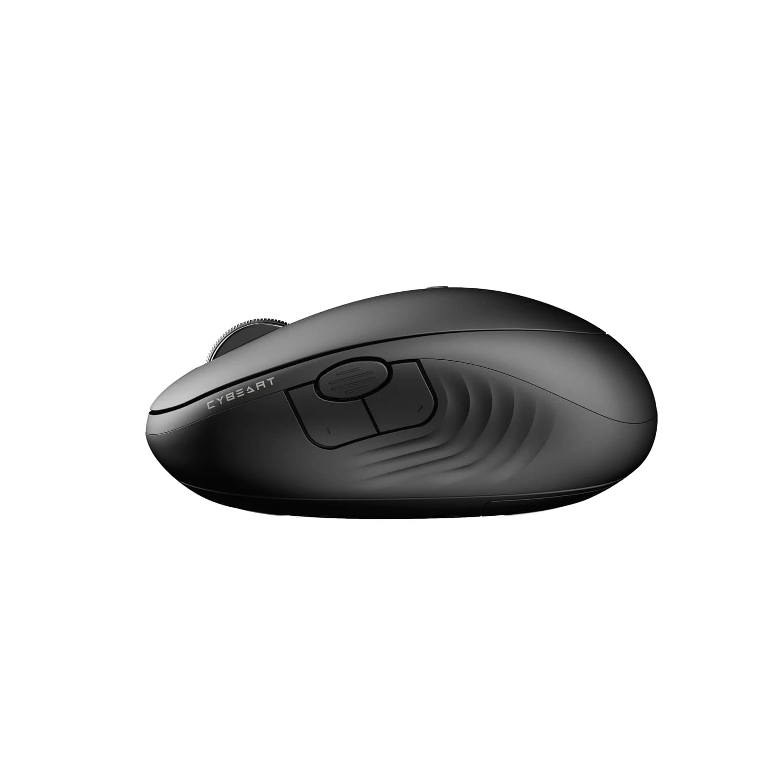 CYBEART Pocket Wireless Ergonomic productivity Mouse (Black) (2400DPI / 7 Macro Buttons) - 1
