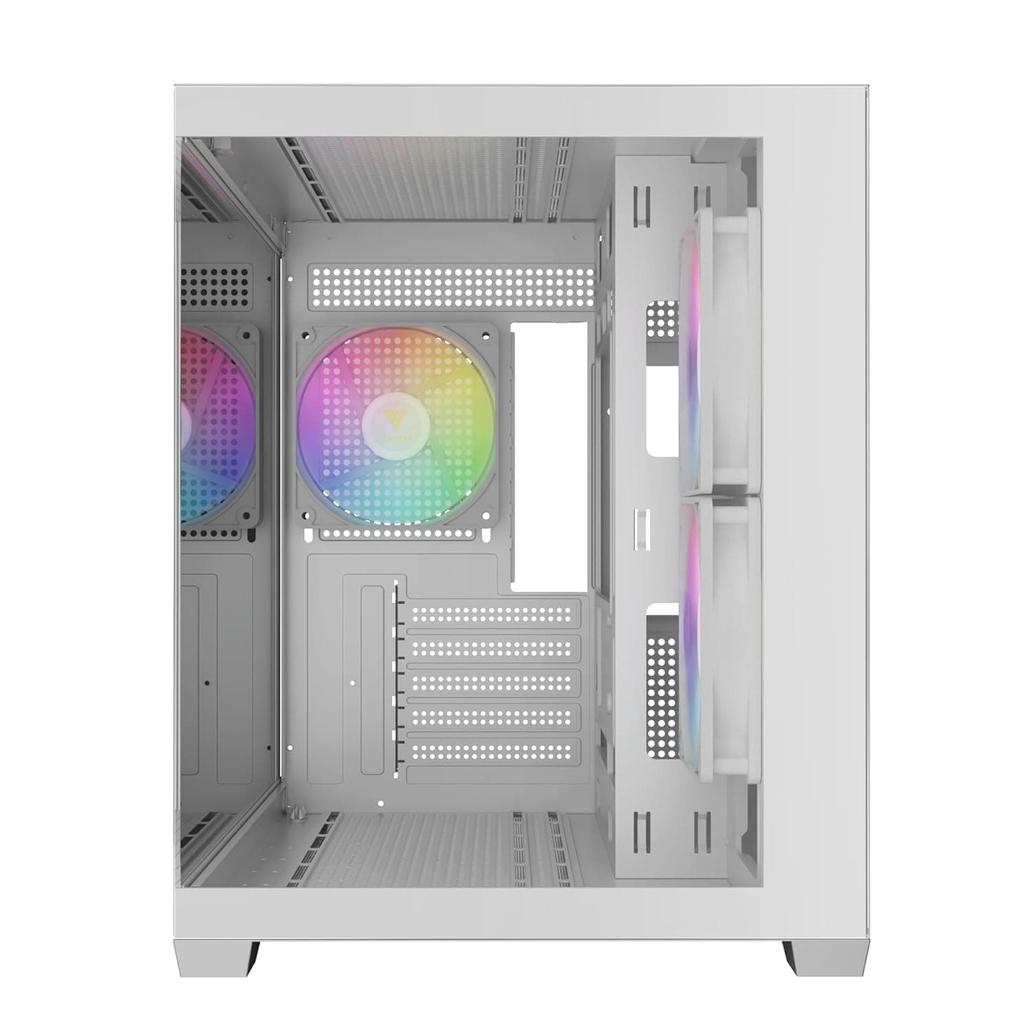 GAMDIAS Aura GC10m V2 WH Argb Micro-Tower Gaming Cabinet (White) - 2