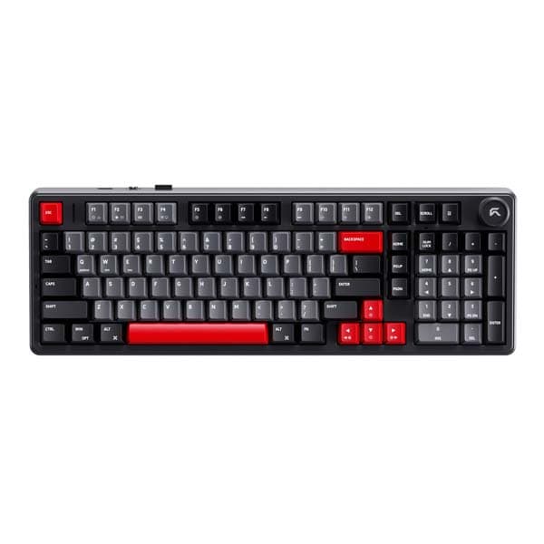 Cybeart Akula 99 - Compact Full Size Wireless RGB Mechanical Keyboard (Signature Edition - Black/Red/Gray) - 1