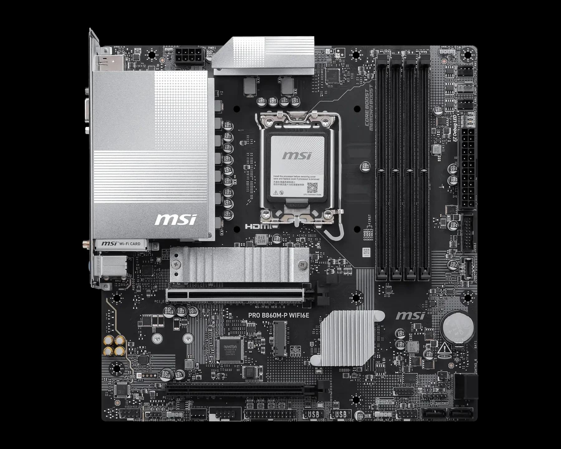 MSI PRO B860M-P WIFI6E LGA 1851 Motherboard - 2