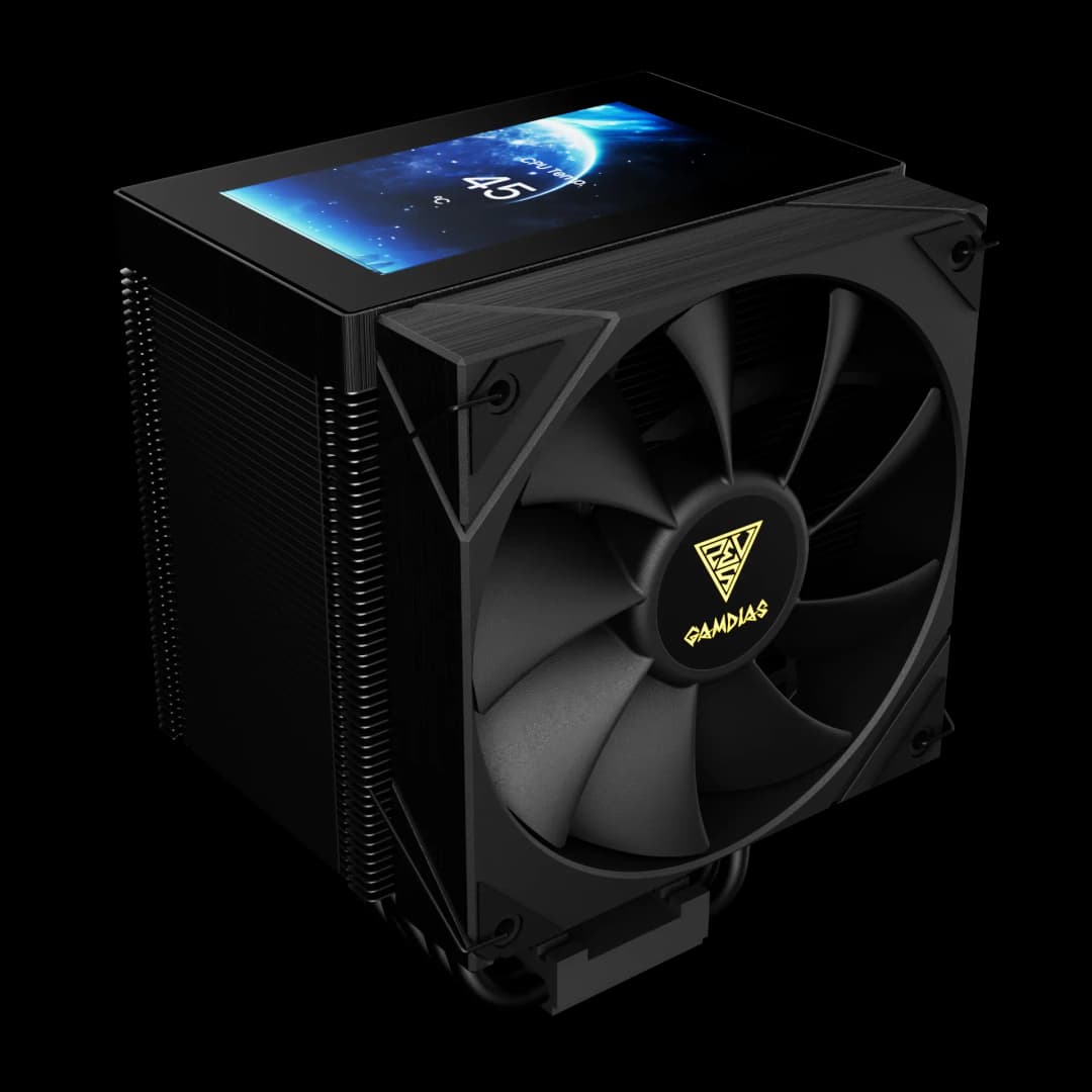 GAMDIAS BOREAS M2-61L LCD Display CPU Air Cooler