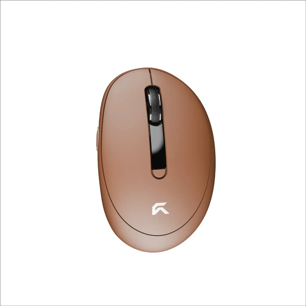 CYBEART Pocket Wireless Ergonomic productivity Mouse (Mocha) (2400DPI / 7 Macro Buttons) - 2