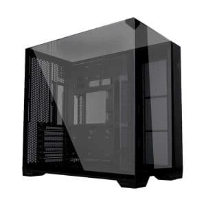 Lian Li O11 Vision Compact Black-Steel-Tempered Glass ATX Mid Tower Cabinet - 1