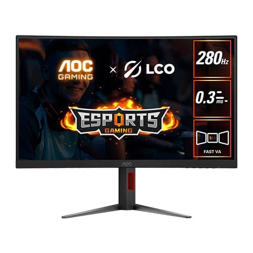 AOC C27G4Z 27 Inch Curved Gaming Monitor - 1