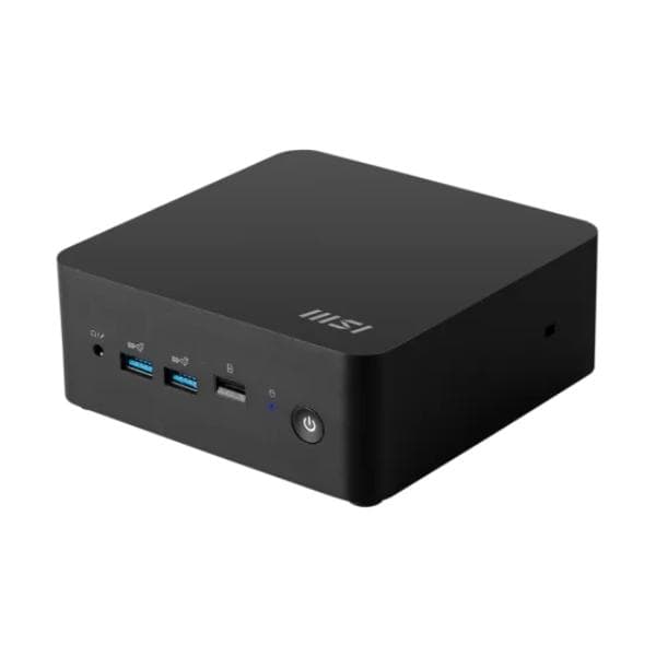 MSI Cubi NUC 1M MiniPc Barebone with intel Core 7-150U Processor (10 Cores, 12 Threads, 12M Cache, 5.4 GHz, Intel Graphics) Integrated Graphics, NO OS Included, NO RAM Included, NO Storage Included, Wi-Fi 6E, Bluetooth 5.3, 2x Thunderbolt 4 ports - 1