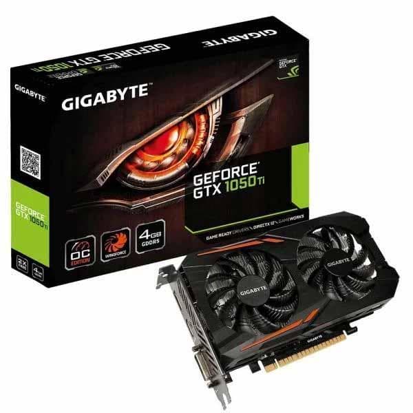 Gigabyte GTX 1050 TI OC Edition 4GB Graphics Card - 1