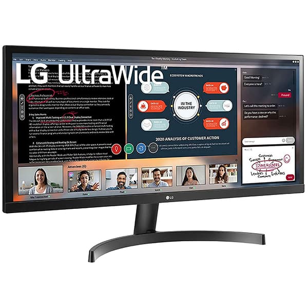 LG 29WL50S Ultrawide 29 Inch (73 cm) Wfhd 2560 X 1080 Pixels IPS Display - HDR 10, AMD Free Sync, Inbuilt 5W Speaker, Srgb 99%, Multi Tasking Monitor, Black - 2