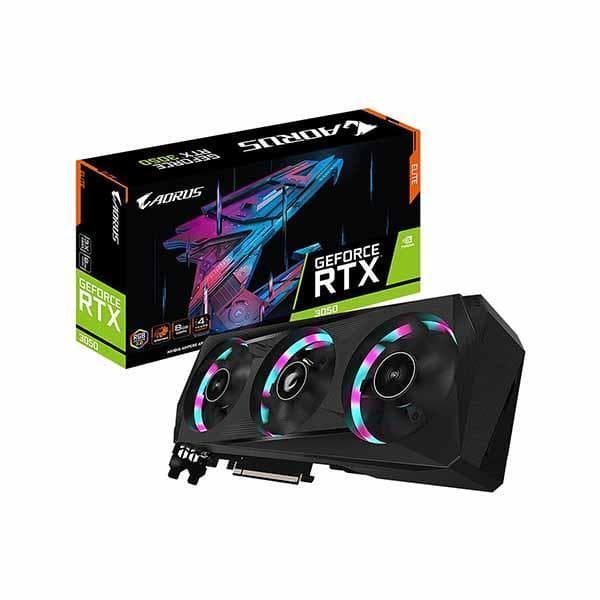 GIGABYTE AORUS GeForce RTX 3050 ELITE 8G Graphics Card - 1
