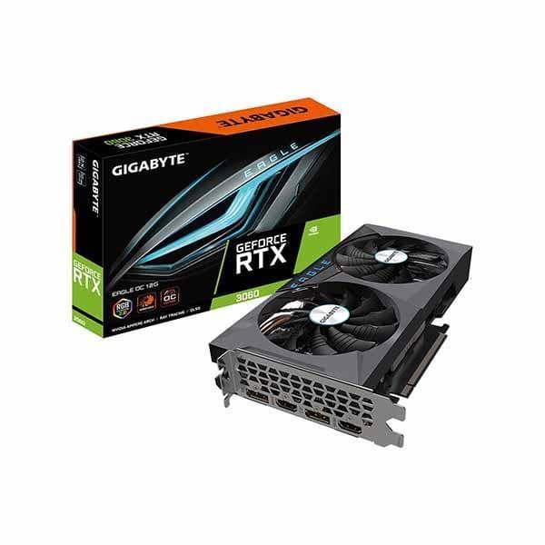 Gigabyte NVIDIA GeForce RTX 3060 Eagle OC 12GB LHR Graphics Card - 1