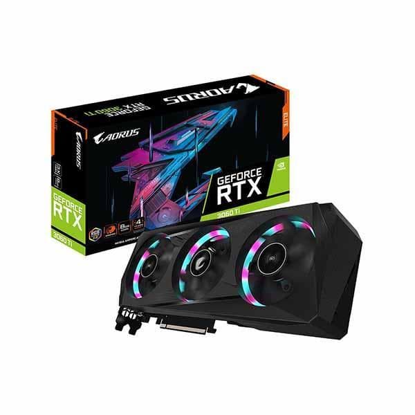 Gigabyte Aorus Geforce Rtx 3060 Ti Elite 8gb Gddr6 Graphics Card - 1