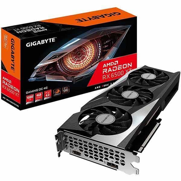 Gigabyte RX 6500 XT Gaming OC 4GB Gaming Graphics Card - 1