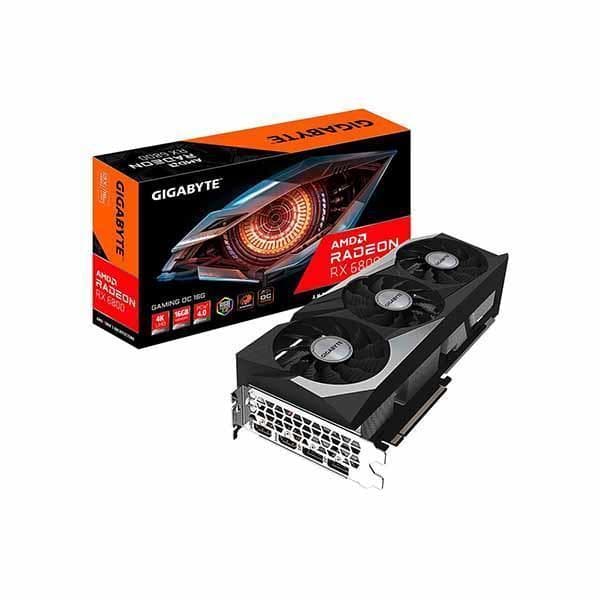GIGABYTE Radeon RX 6800 XT GAMING OC 16GB Graphics Card, WINDFORCE 3X Cooling System 256-bit GDDR6 - 1