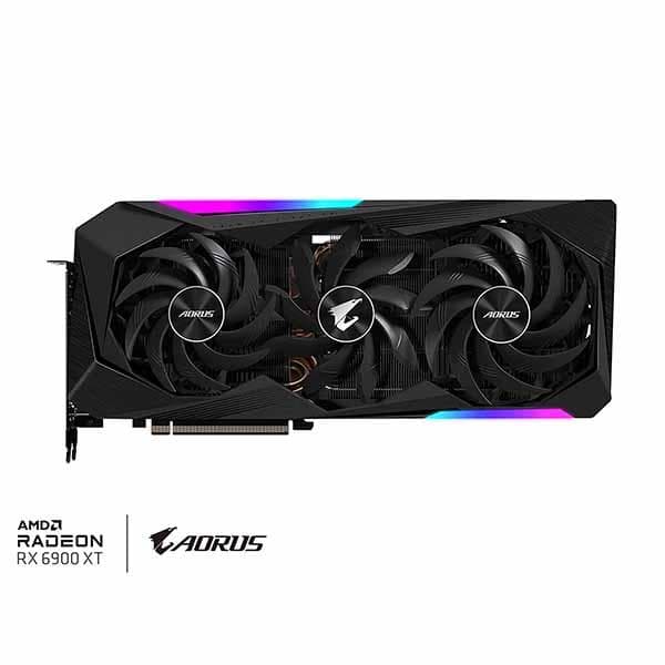 GIGABYTE AORUS Radeon RX 6900 XT MASTER 16GB (rev. 2.0) Graphics Card, MAX-COVERED Cooling, 16GB 256-bit GDDR6 - 4