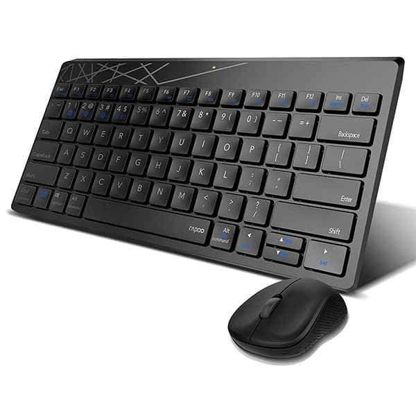 Rapoo 8000M Multi-Mode Keyboard & Mouse (Black) - 1