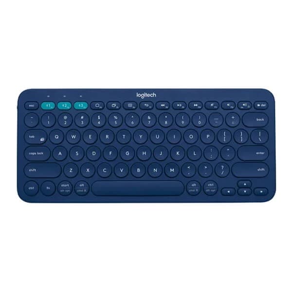 Logitech K380 Wireless Keyboard - Blue - 1