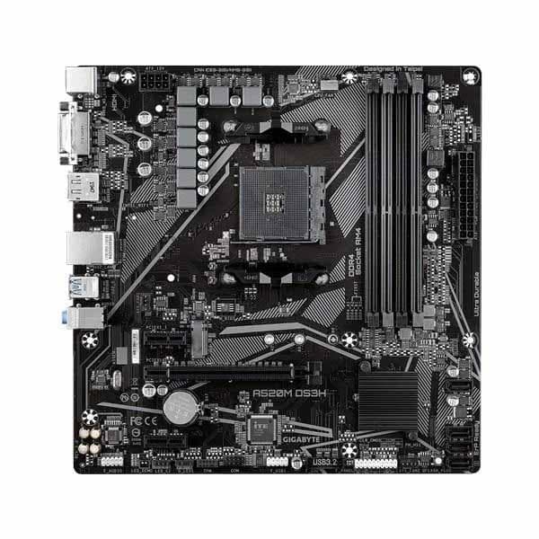 Gigabyte A520M DS3H (rev. 1.x) Motherboard - 3