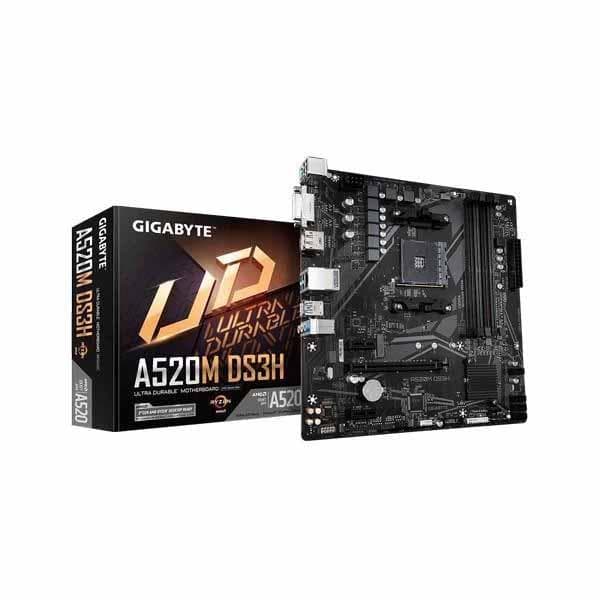 Gigabyte A520M DS3H (rev. 1.x) Motherboard - 1