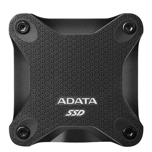 ADATA SD600Q 240GB PS5 Portable External SSD Solid State Drive - Black - 1