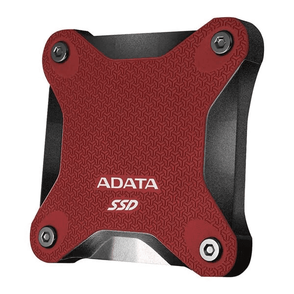 ADATA SD600Q 240GB PS5 Portable External SSD Solid State Drive - Red - 4