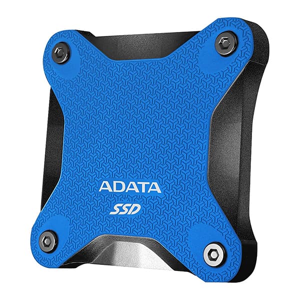 ADATA SD600Q 240GB PS5 Portable External SSD Solid State Drive - Blue - 1