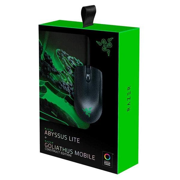 Razer Abyssus Lite and Razer Goliathus Mobile Construct Edition - Mouse and Mouse Mat Bundle - 4