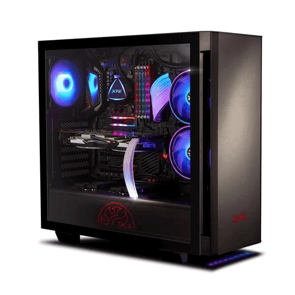 Adata XPG Invader Mid-Tower Brushed Aluminum PC Case (Black) - 1