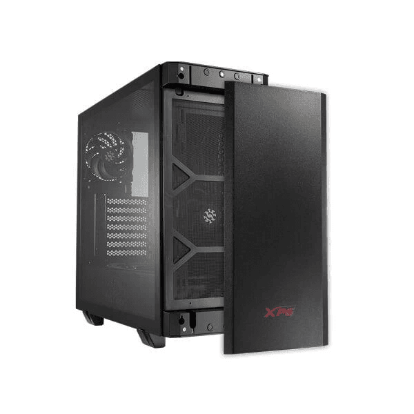 Adata XPG Invader Mid-Tower Brushed Aluminum PC Case (Black) - 2