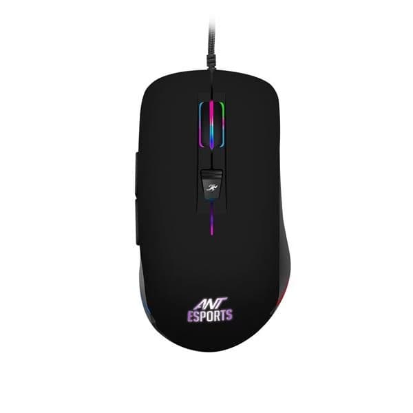 Ant Esports GM100 RGB Gaming Mouse (Black) - 1
