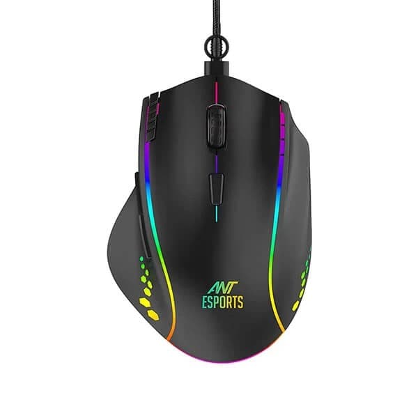 Ant Esports GM600 RGB Gaming Mouse (Black) - 1